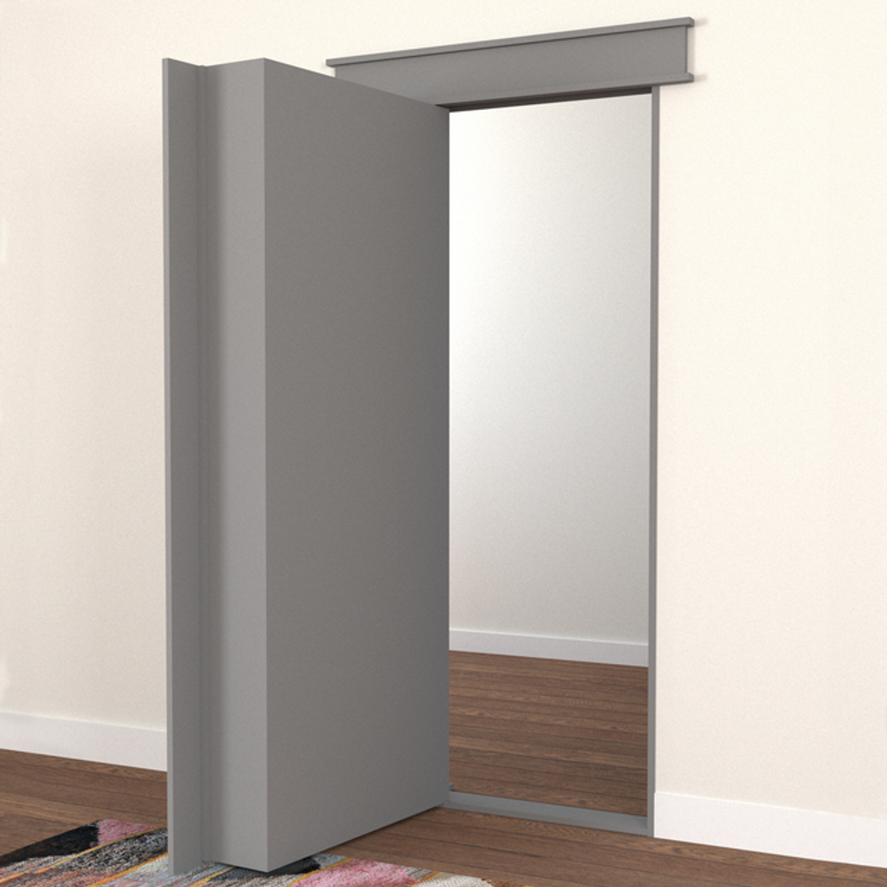 Single Hidden Bookcase Door – Lower Cabinet Storage (Style 2) — view 2