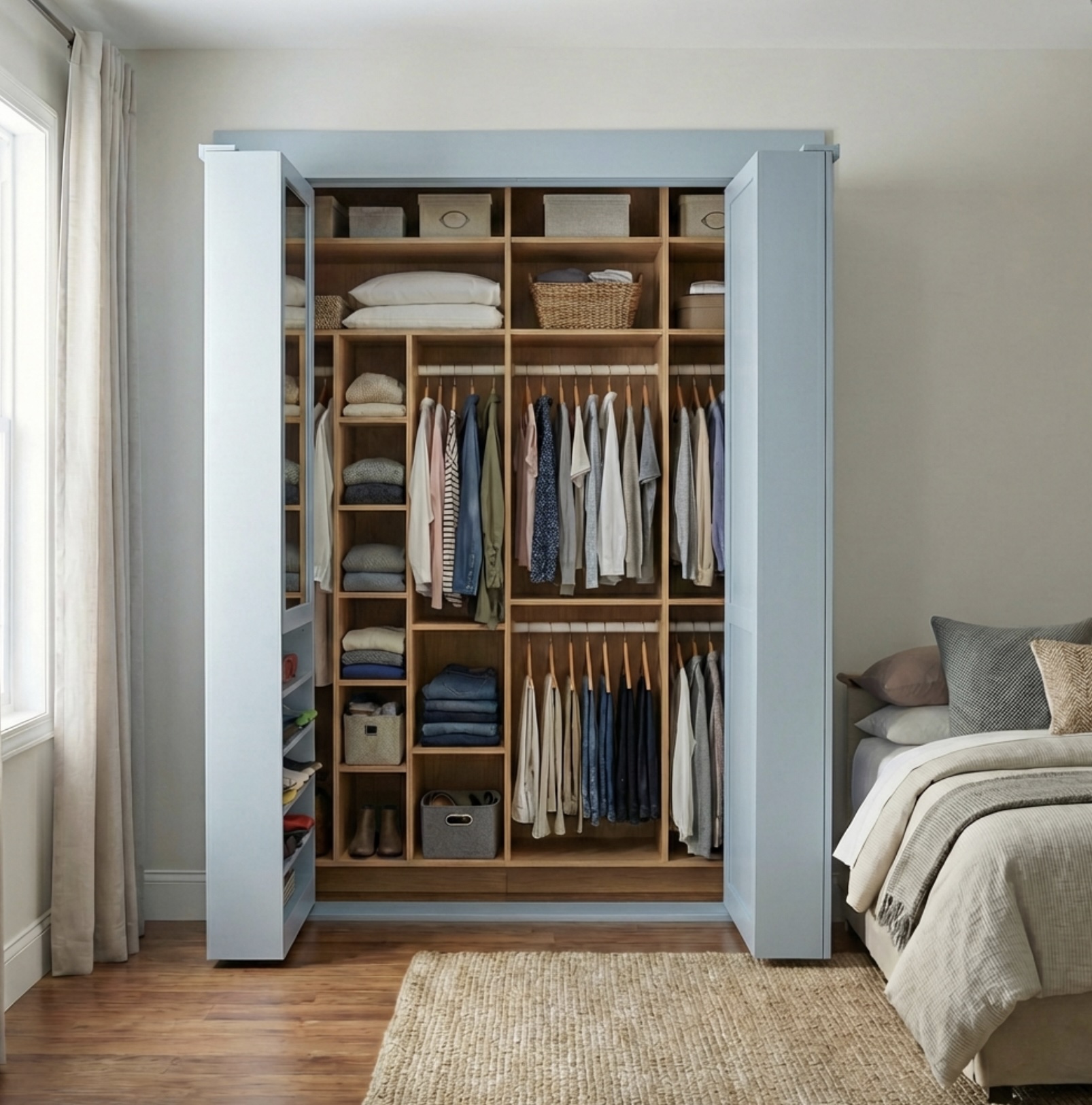 Bookcase Closet Hidden Doors – Storage Tower (Style 7) — view 3