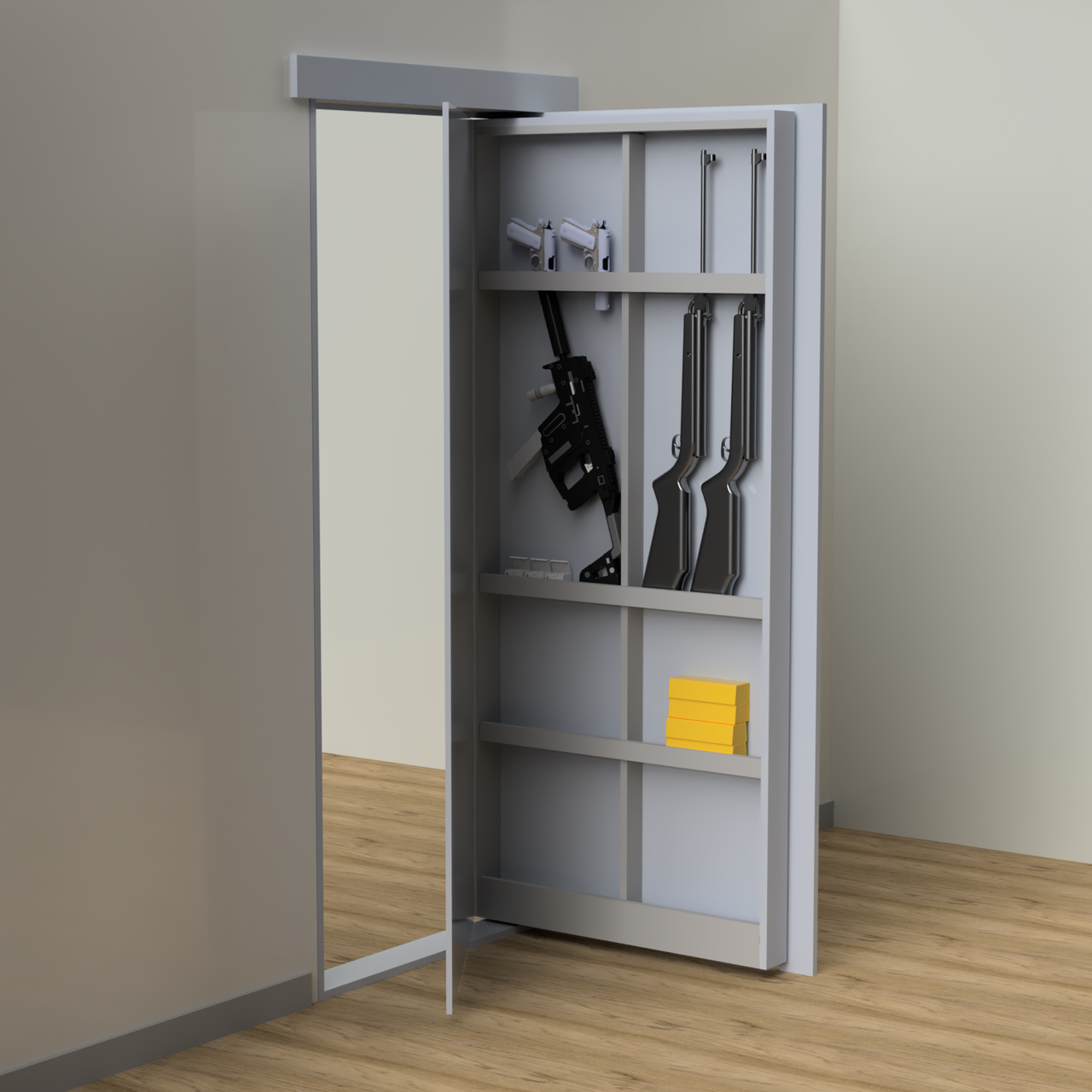 Flush Wall Slab Hidden Door — view 5