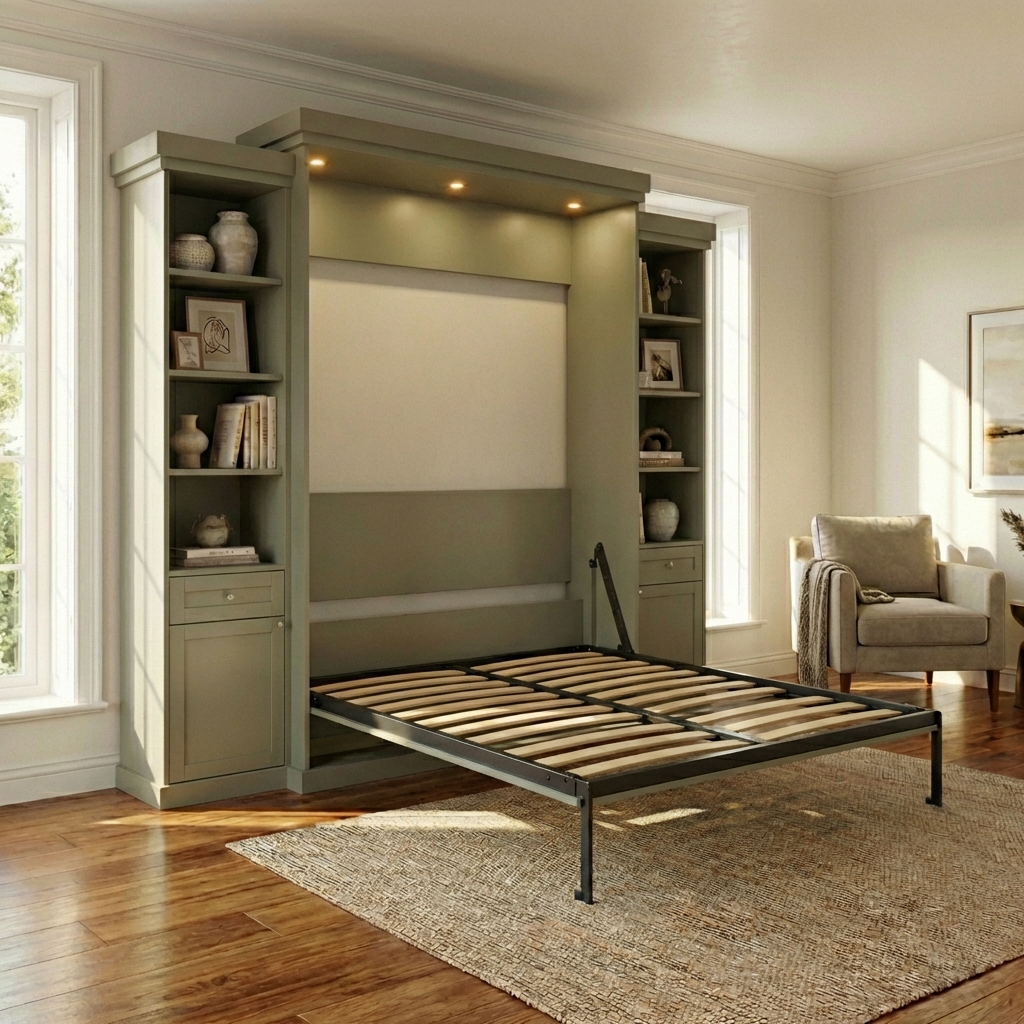 Murphy Bed Cabinet – X Panel Front (Style 3) — view 6