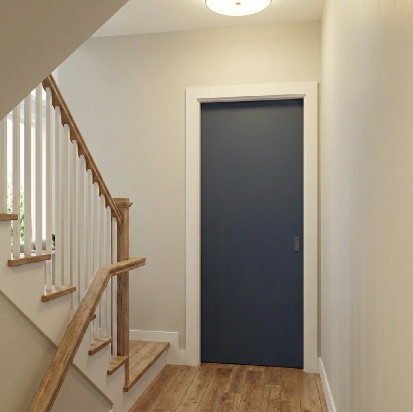 Single Sliding Bookcase Door – Drawer Base Design (Style 4) — view 3