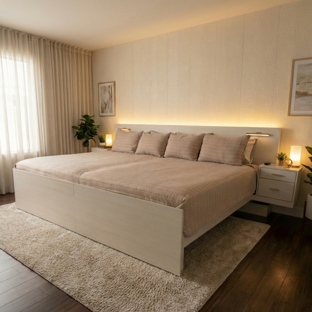 Sliding Split King Murphy Bed — view 3