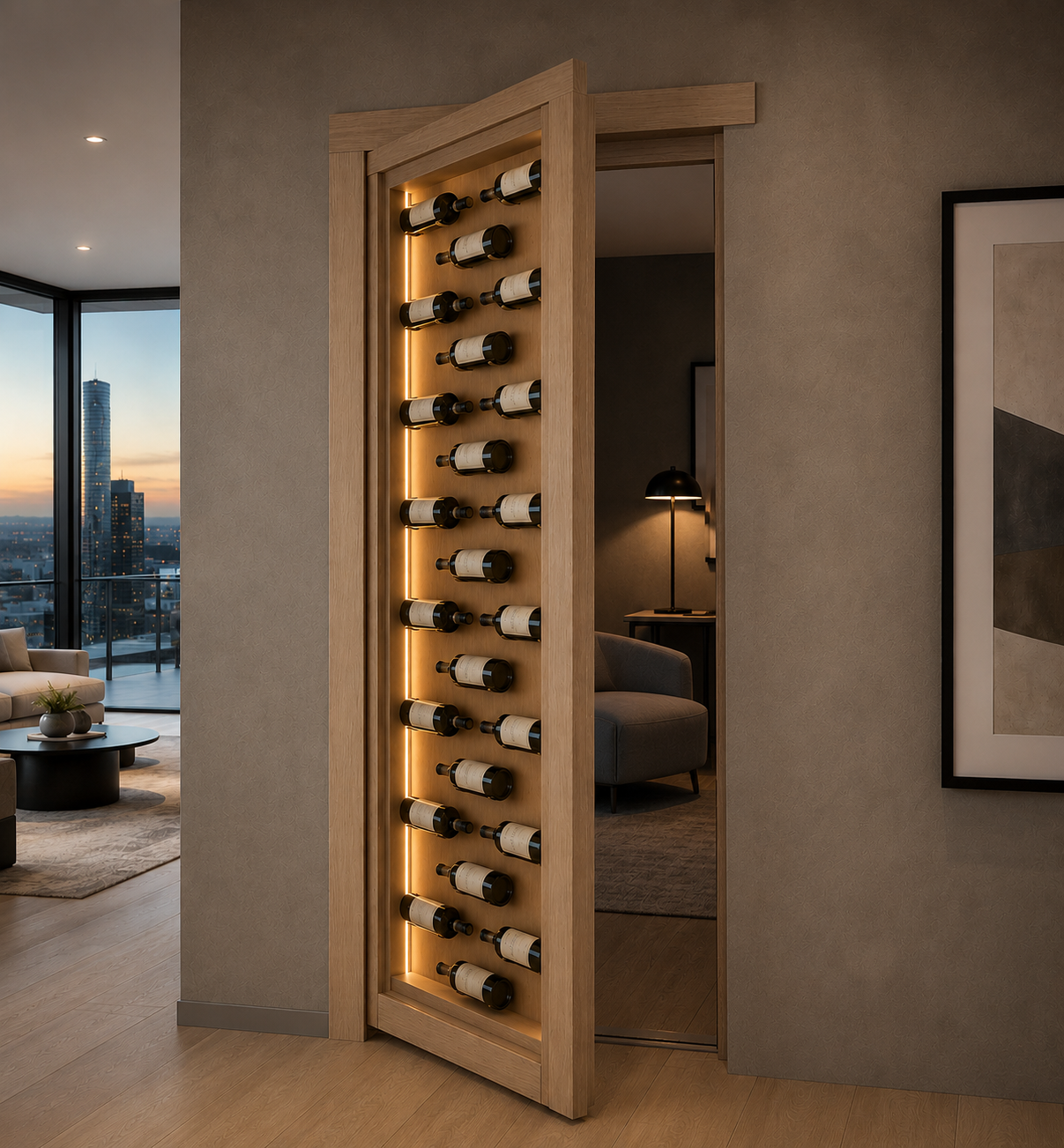 Wine Rack Hidden Door - view 2