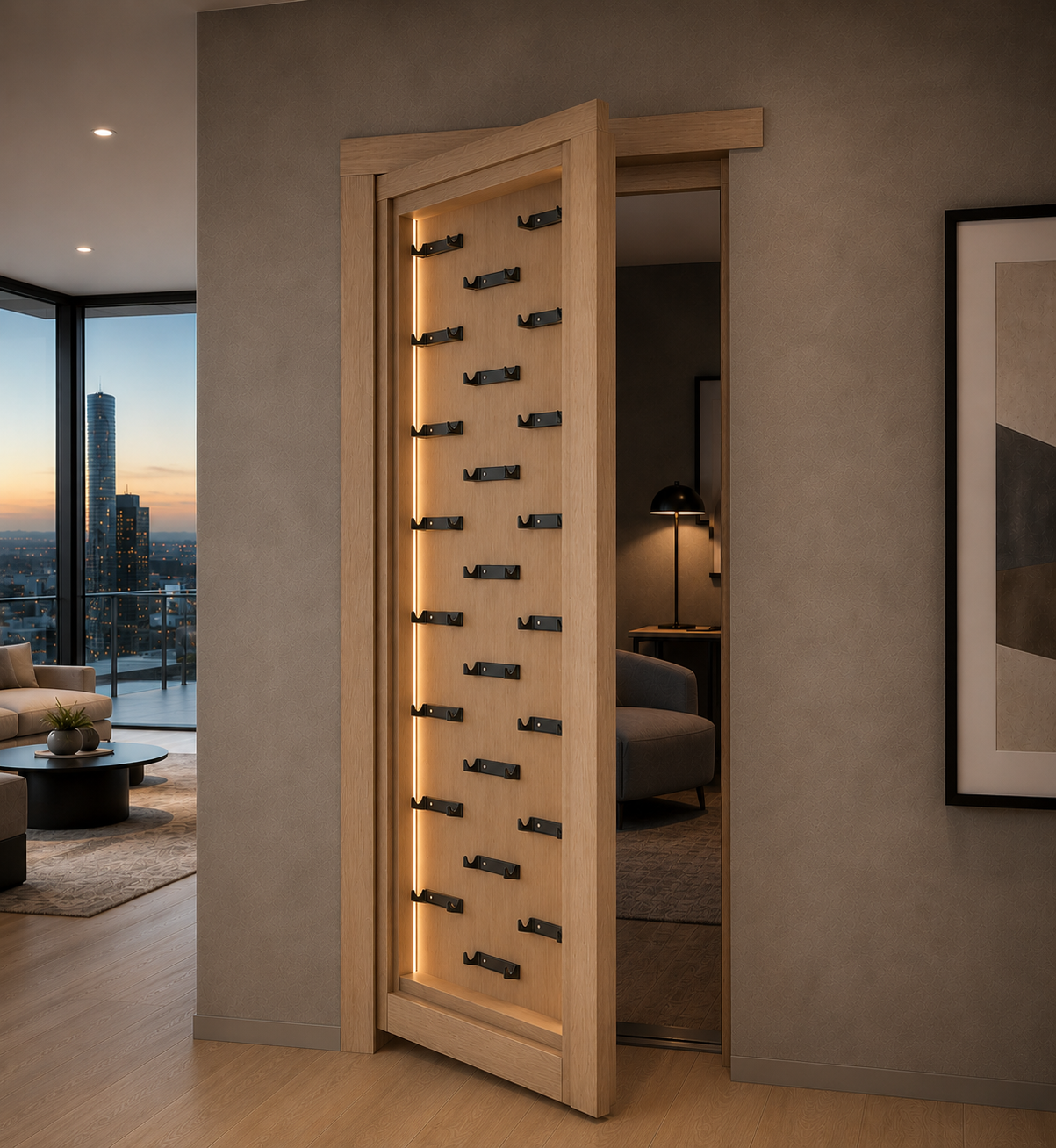 Wine Rack Hidden Door - view 4