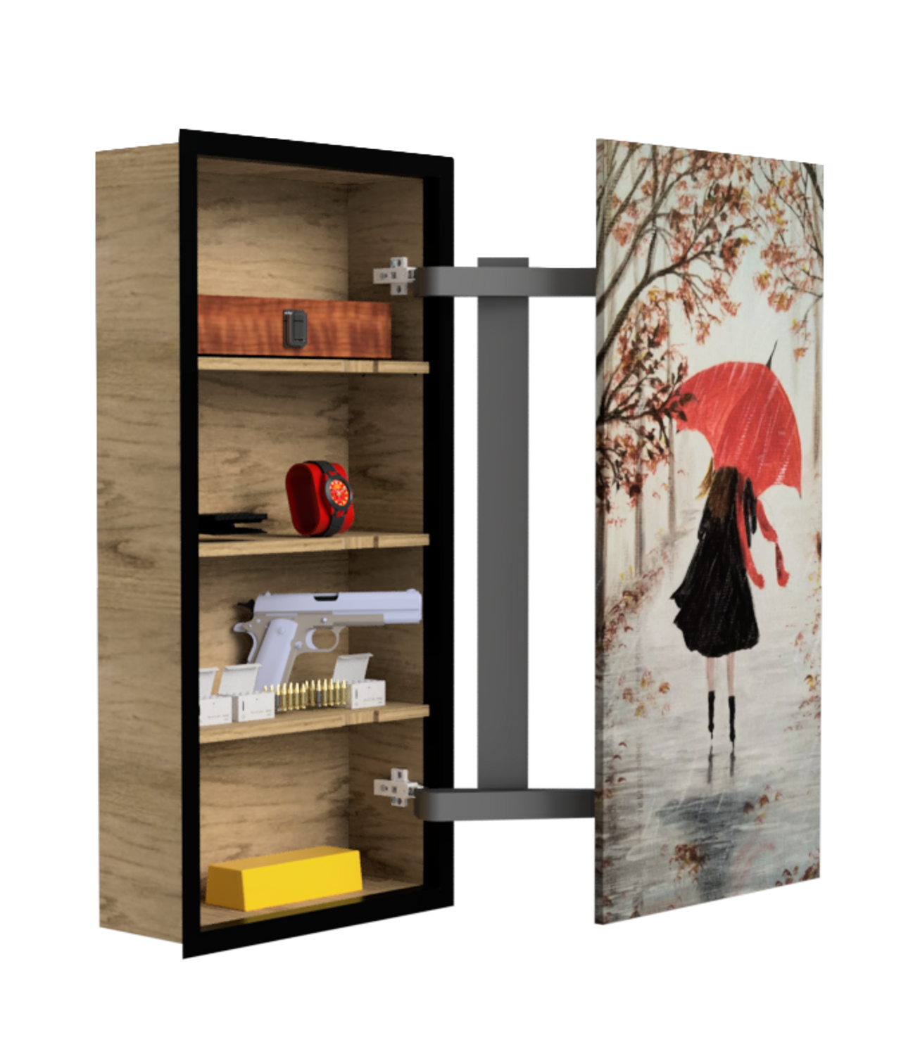 oculta Wall Safe gabinete by Maderra
