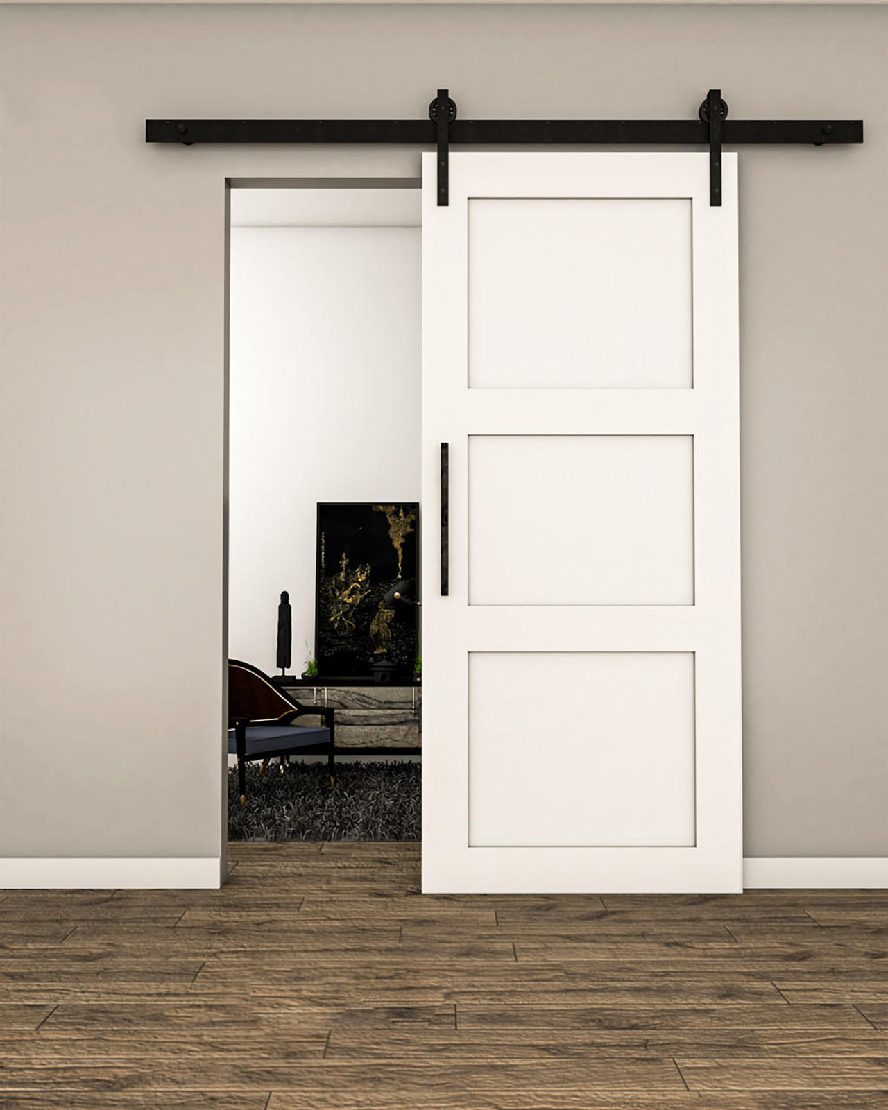individual Barn puerta – Classic Panel (Estilo 1) by Maderra