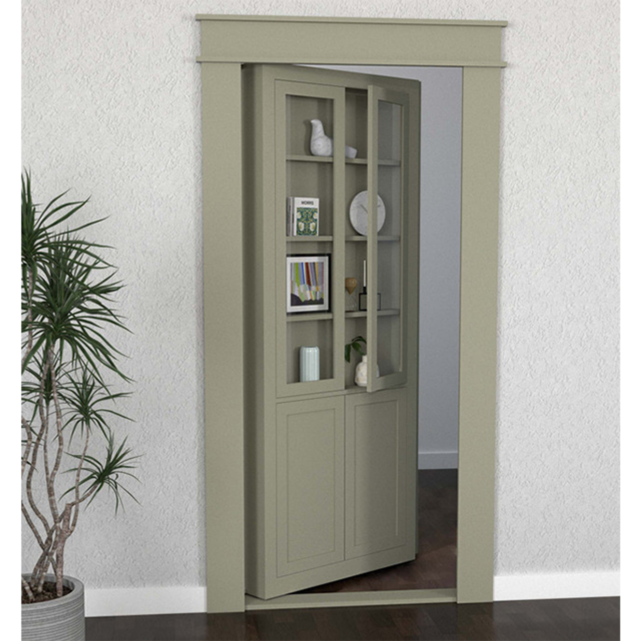 Kitchen Pantry Hidden Door by Maderra