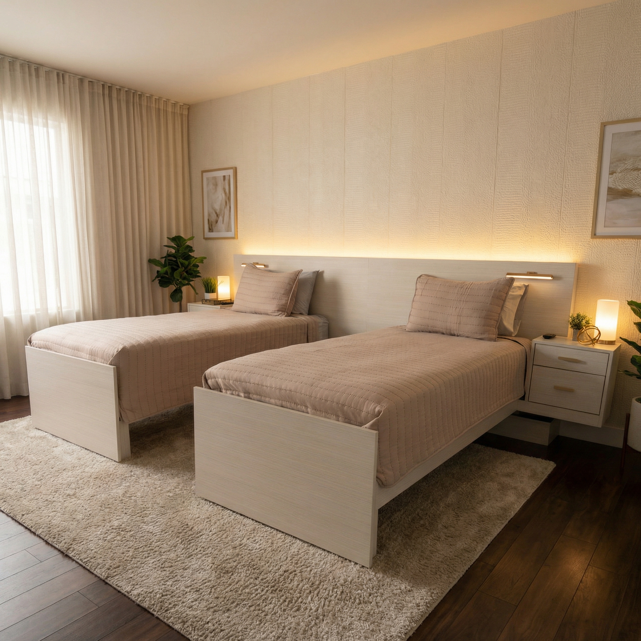 Sliding Split King Murphy Bed by Maderra